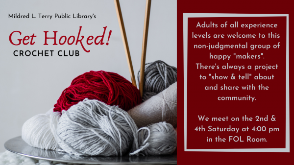 Image for event: Get Hooked! Crochet Club