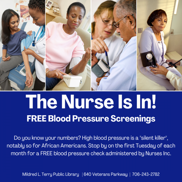 Image for event: The Nurse Is In: Free Blood Pressure Screenings