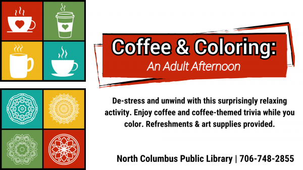 Image for event: Coffee &amp; Coloring